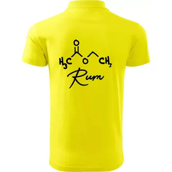 Pánská košile Barová chemie - rum - Polokošile pánská Pique Polo 203 - 5XL ( Citrónová )