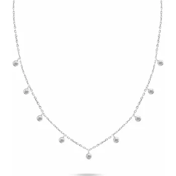 Náhrdelník Brilio Silver Stříbrný náhrdelník s čirými zirkony NCL60Wa + 2 měsíce na vrácení zboží