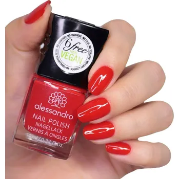 Lak na nehty Alessandro Klasický lak na nehty CLASSIC RED 10 ml