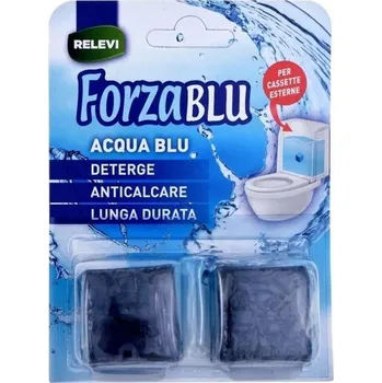 WC čistič Kostky do nádrže Forzablu - aqua blue, 2x 50 g