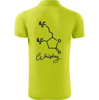 Pánská košile Barová chemie - whiskey - Polokošile Victory sportovní (dresovina) - S ( Limetková )