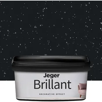 barva na zeď Jeger Brillant Barva s efektem třpytivým, černá, 1 l 923945