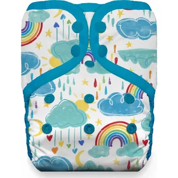 Plena Thirsties Natural One Size Pocket Diaper na PAT - Rainbow