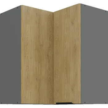 Kuchyňská skříňka Horní rohová skříňka CREMONA ANTRACIT 60x60 GN-72 2F (90°)