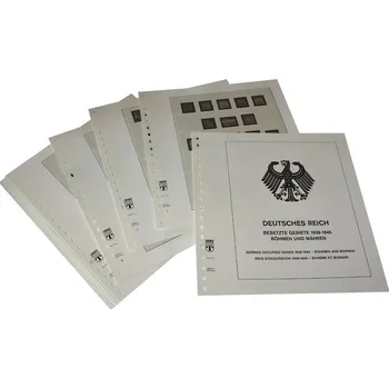 Obal pro sběratelský předmět Předtištěné listy na známky Lindner – Protektorát Čechy a Morava