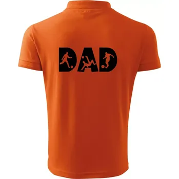 Pánská košile Football dad - Polokošile pánská Pique Polo 203 - 2XL ( Oranžová )