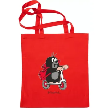 Plátěná taška Krtek červená (Krteček)