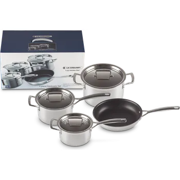 Pánev Le Creuset, Sada hrnců s pánví 3vrstvá s poklicemi, 7 díl. - Formadore