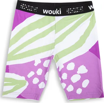 Cyklistické kalhoty Wouki Dívčí biker kraťasy Sakura - Pink 116