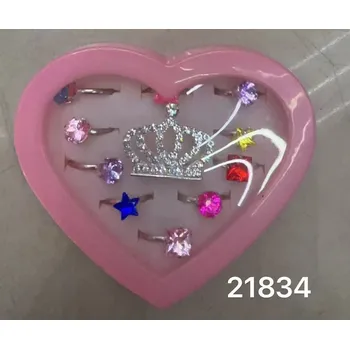 kreativní sada Wiky Prstýnek s kamínkem set 11 ks