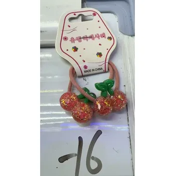 kreativní sada Wiky Gumička do vlasů třešeň set 2 ks