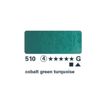 Speciální výtvarná barva Akvarelová barva Horadam 15ml – 510 cobalt green turquoise (Akvarelová barva Horadam 15ml – 510 cobalt green turquoise)