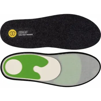Lyžování Vložky do bot Sidas Custom Comfort Merino - černá XS