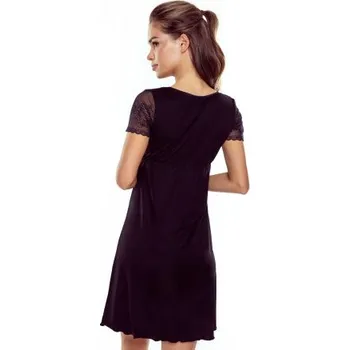 Dámské noční prádlo Noční košilka Eldar Lisette - s krajkou Černá S