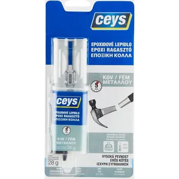 Průmyslové lepidlo CEYS 48510230 Lepidlo epoxidové dvousložkové na kov 28g Metal