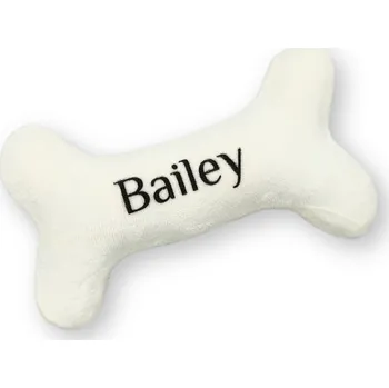 Žertovný předmět GRAVENO Plyšová kost s vlastním jménem