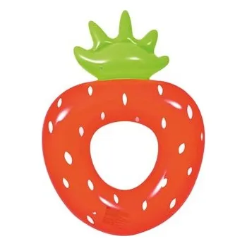 Kruh nafukovací 76 x 101 cm, jahoda (Kruh nafukovací 76 x 101 cm, jahoda)