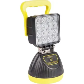 Pracovní světlo AKU LED světlo s magnetem, bílá/oranžová, 16x3W