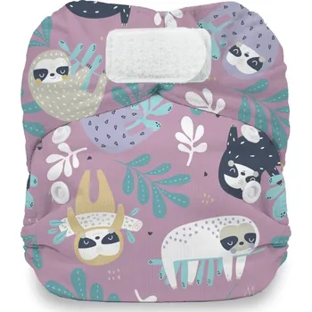 Plenkové kalhoty Thirsties Natural Newborn AIO na SZ - Sloth Life