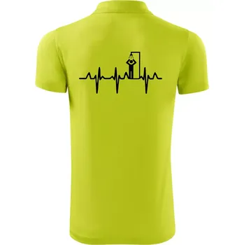 Pánská košile EKG otužování sprcha - Polokošile Victory sportovní (dresovina) - 3XL ( Limetková )