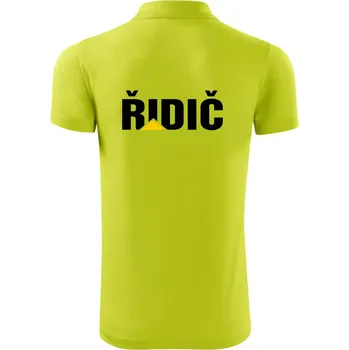 Pánská košile Řidič nápis - Polokošile Victory sportovní (dresovina) - L ( Limetková )