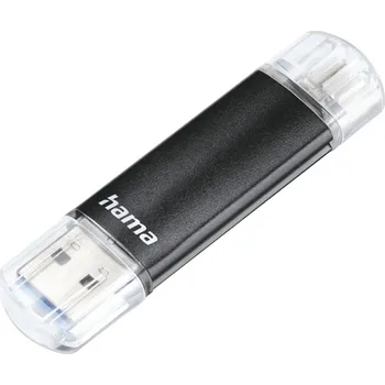 USB flash disk Hama USB flash disk Laeta Twin, USB 3.0, 128 GB, 40 MB/s, USB-A - micro USB