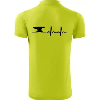 Pánská košile EKG kovář - Polokošile Victory sportovní (dresovina) - S ( Limetková )