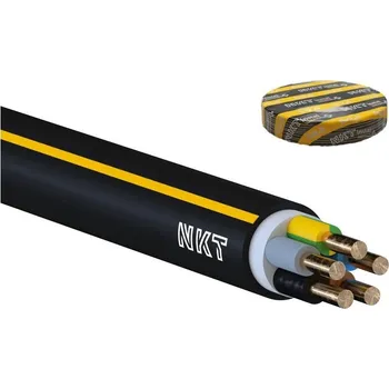 elektrický kabel Kabel CYKY-J 5x2,5 AKČNÍ CENA balení 100m měděný instalační modrá-žlutozelená-hnědá-šedá-černá CYKY 5Cx2,5