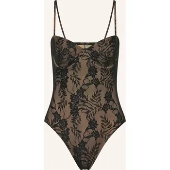 Body Norma Kamali Dámské Body S Kosticemi, černá, 34