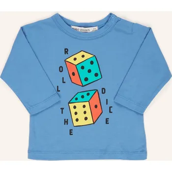 Pánské tričko Bobo Choses Tričko S Dlouhým Rukávem pro miminko, tmavě...