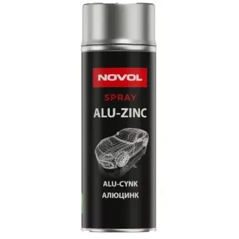 Odrezovač NOVOL ALU+CYNK SPRAY - Hliníkovo-zinkový antikorozní nástřik 400ml