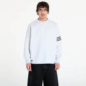 Pánská mikina Mikina adidas Neuclassics Oversized Crew Sweatshirt Light Grey Heather XL