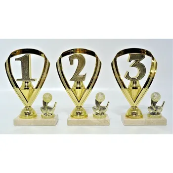 Golf trofeje 89-P032 Zde napište text na štítky a součet zadejte do košíku. Více informací viz.POPIS v dolní části.