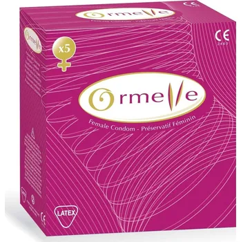 Kondom Ormelle Latex Female Condoms 5 Pack, latexové ženské kondomy
