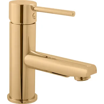 Vodovodní baterie SEINA - Umyvadlová baterie bez výpusti, Zlatá - kartáčovaná SE926.0ZK, RAV Slezák