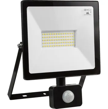 LED světlomet s pohybovým senzorem Maclean 50 W 4000 lm 3000K IP44