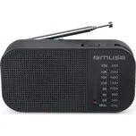Přenosné rádio M-025R, černá, MUSE M-025 R MUSE
