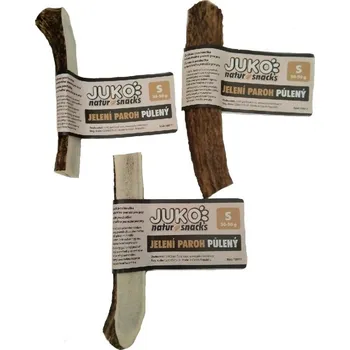 Pamlsek pro psa Juko Jelení paroh - Různě velikosti Velikost: S - rozpůlený