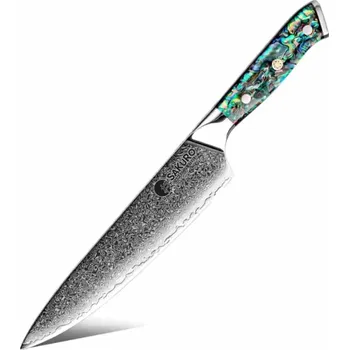 Šéfkuchařský nůž z damaškové oceli SaKuRo Ocean Shell 20,3 cm