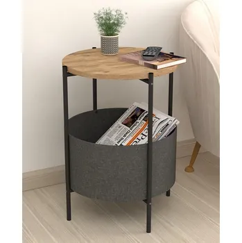 Konferenční stolek Konferenční stolek kulatý JUDITH borovice