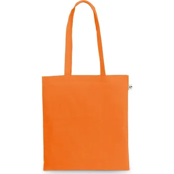 Nákupní taška MEXICO. Taška vyrobená ze recyklované bavlny (70 %) a polyesteru (30% rPET) (150 g/m²) - Oranžová