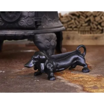 Strömshaga Litinová škrabka na boty DACHSHUND, černá Strömshaga