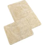 Brotex Koupelnová sada předložek SILVER 60x100+60x50cm béžová