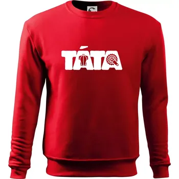 Pánská mikina Táta nápis - cyklista - Mikina Essential pánská - XL ( Červená )