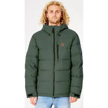 Pánské oblečení RIP CURL bunda - Anti Series Elite Puff Hood Deep Forest (3434) velikost: XL