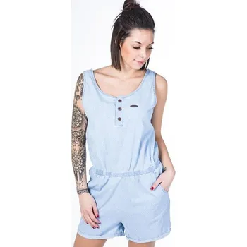 Dámské šaty ALIFE AND KICKIN šaty - Jolie Light Denim Circles (LIGHT DENIM CIRCLES) velikost: L