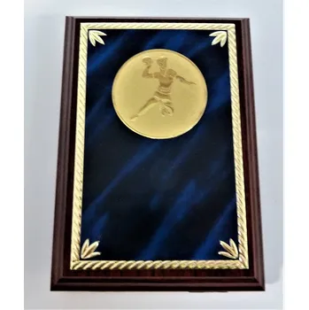 Házená muž plaketa H122-G181-7 Zde napište text na štítek a zadejte do košíku. Více informací viz.POPIS v dolní části.