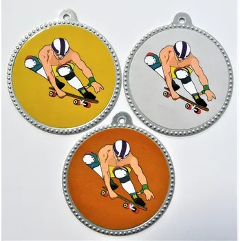 VIZINGR Skateboard medaile D75-L277