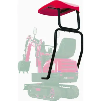 Střecha pro pásový minibagr