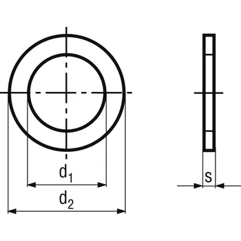 kroužek těsnící Cu bezPÚ 44 mm 35 mm